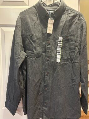 Duluth Trading Co Men’s Charcoal Gray Shirt Jacket